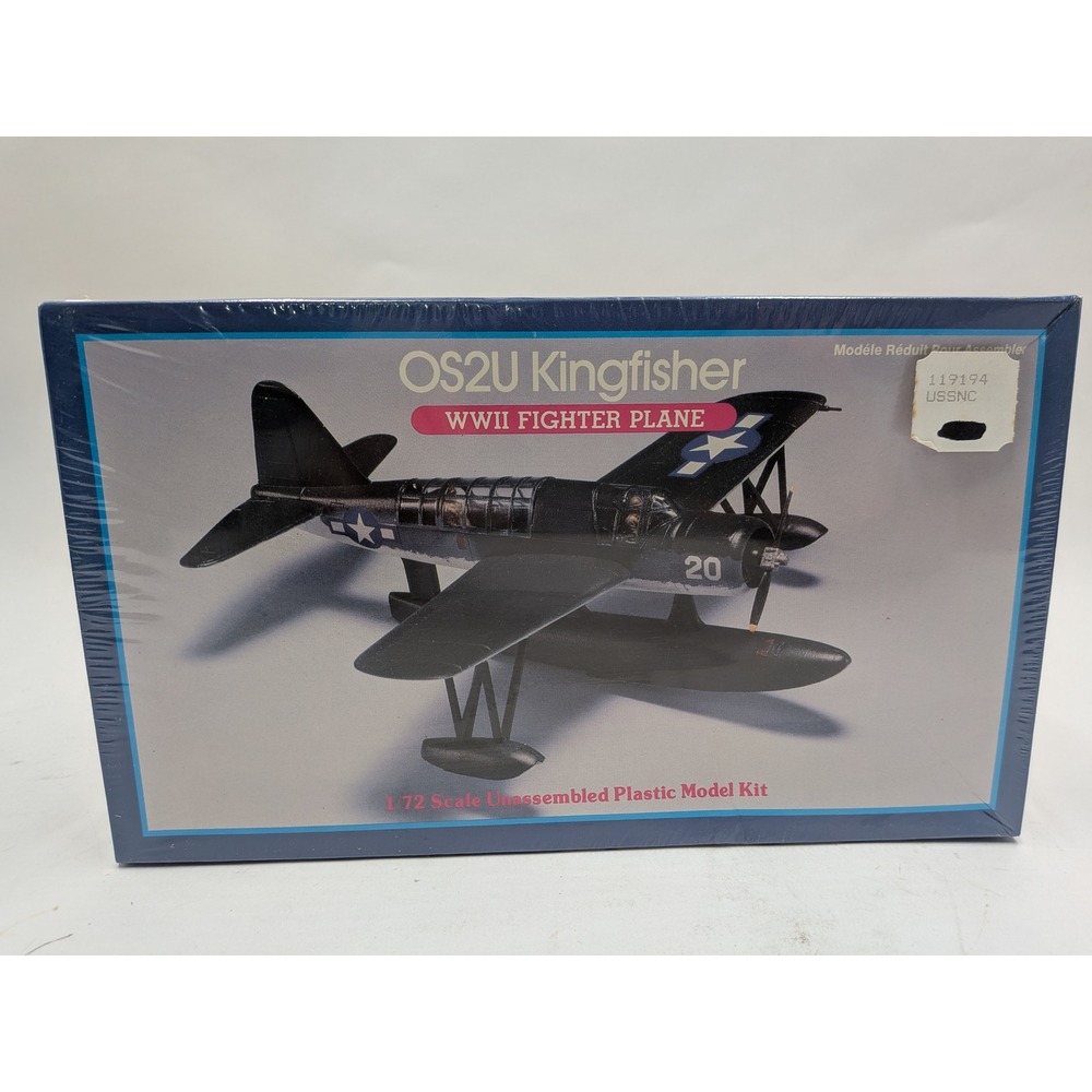 Lindberg OS2U Kingfisher WWII Fighter Plane 1/72 Model Kit 590 Sealed 1986